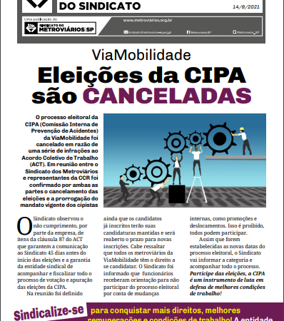 Bilhete ViaMobilidade – 14/09/2021