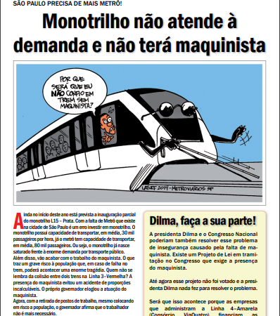 Carta Aberta à População – 21/01/2014