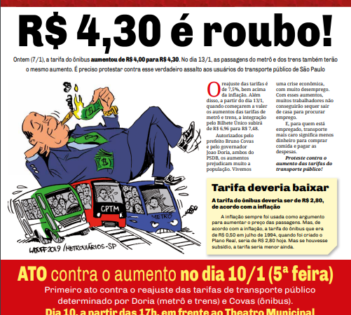 Informe Publicitário – Metrô News 08/01/2019