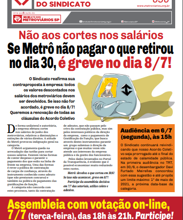 Bilhete nº 630 – 04/07/2020