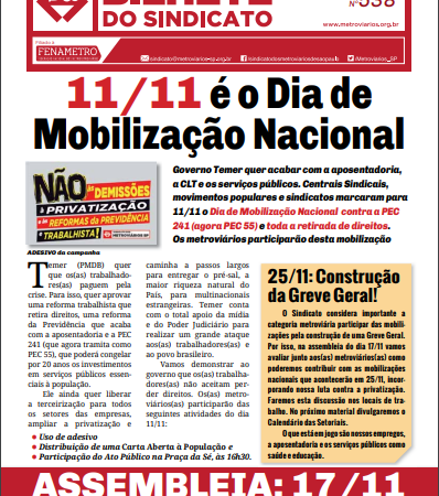 Bilhete nº 538 – 08/11/2016