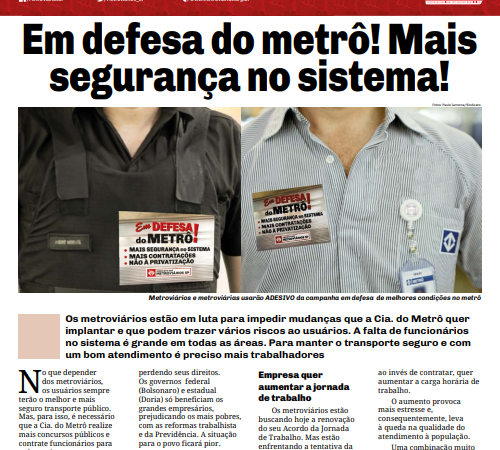 Informe Publicitário – Jornal Estação – 05/11/2019