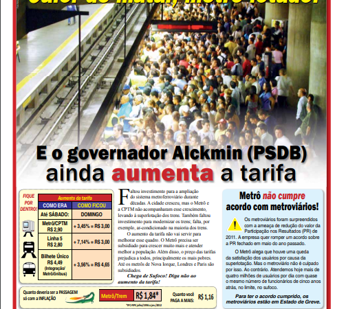 Informe Publicitário – Metrô News – 13/2/2012