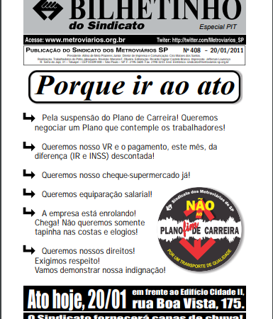 Bilhete nº 408 – 20/01/2011