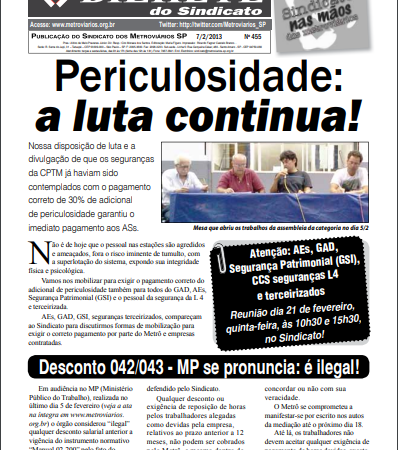 Bilhete nº 455 – 07/02/2013