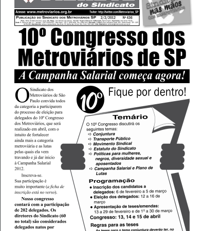 Bilhete nº 436 – 02/02/2012