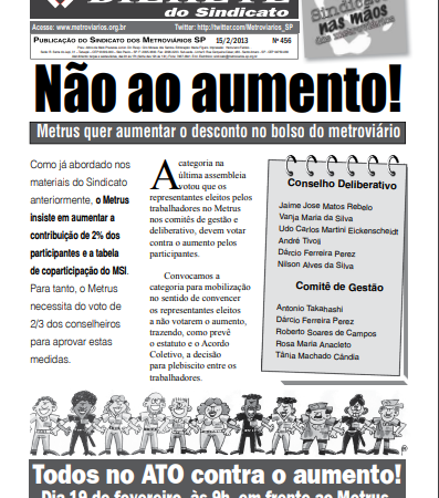 Bilhete nº 456 – 15/02/2013