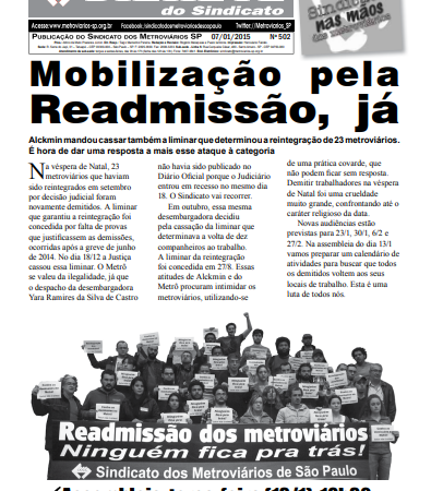 Bilhete nº 502 – 07/01/2015