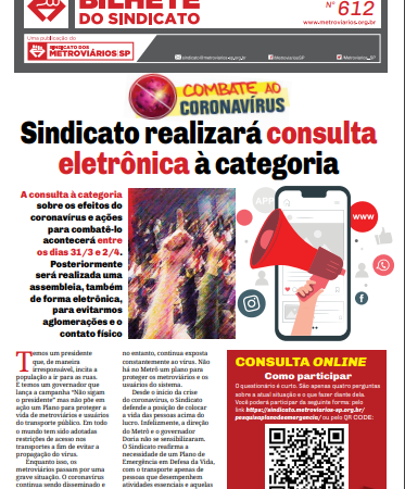 Bilhete nº 612 – 30/03/2020