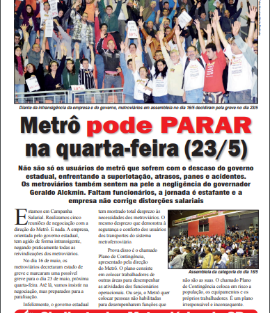 Carta Aberta à População – 21/05/2012