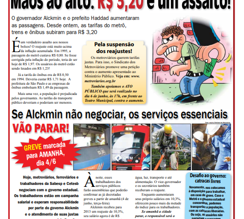 Informe Publicitário – Metrô News – 3/6/2013