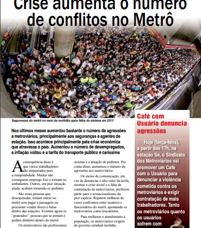 Carta aberta à População – 30/06/2015