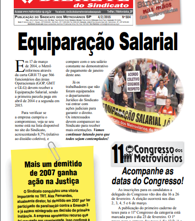 Bilhete nº 504 – 04/02/2015