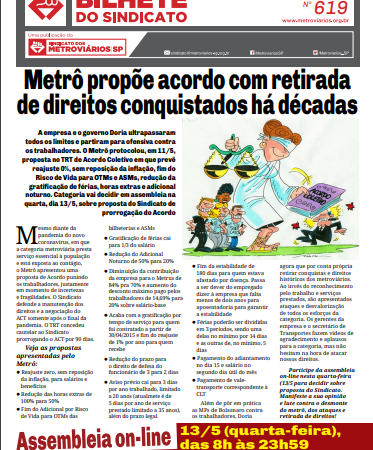 Bilhete nº 619 – 12/05/2020