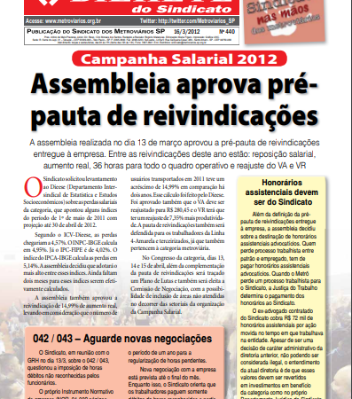 Bilhete nº 440 – 16/03/2012