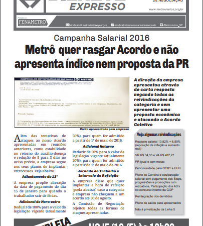 Bilhete Expresso – 19/05/2016