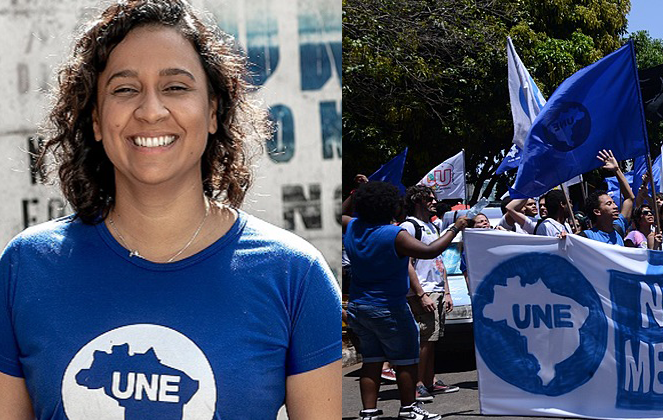 Nota de repúdio aos ataques sofridos pela presidenta da UNE