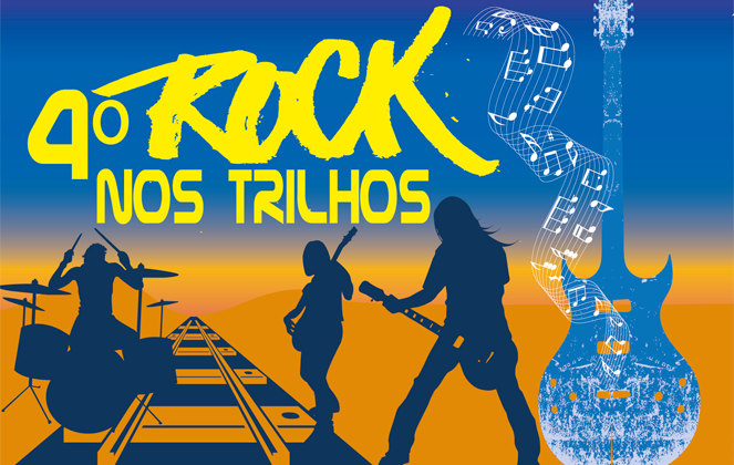30/7 é dia do 4º Rock nos Trilhos