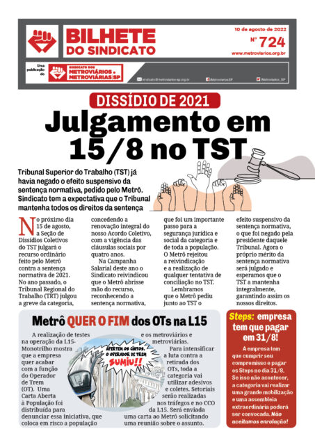 METRO - 10 Agosto 2022