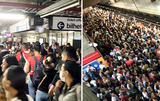Direção do Metrô coloca em risco passageiros