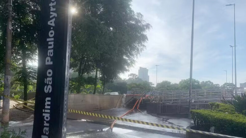 Descaso na estação Jardim São Paulo