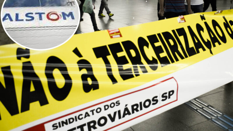 Não ao acordo espúrio Alstom-Metrô
