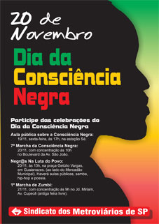 Participe das celebrações do Dia da Consciência Negra