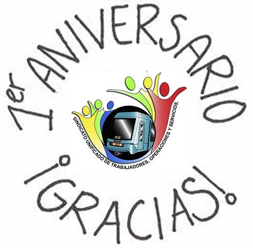 Felicitaciones: 1 año del Sindicato Unificado de Metro en Chile