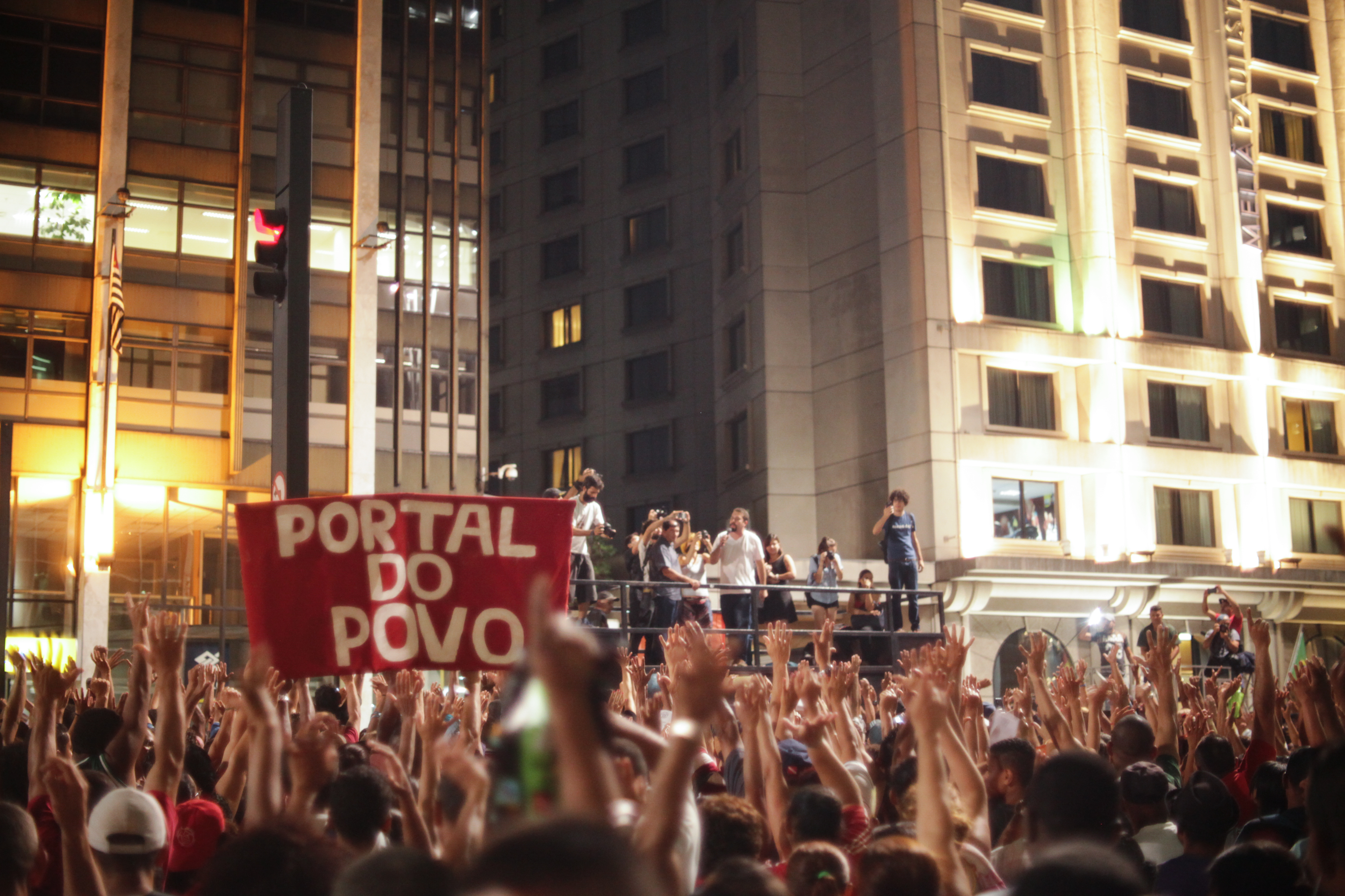 Solidariedade à ocupação da Avenida Paulista