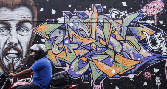 Todo apoio ao grafite e a arte das ruas
