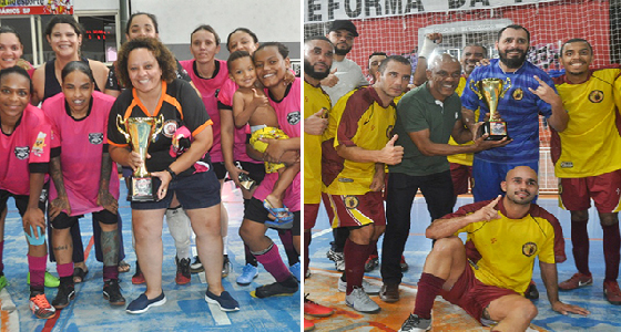 T&P e Bons de Copo são os grandes campeões do Futsal