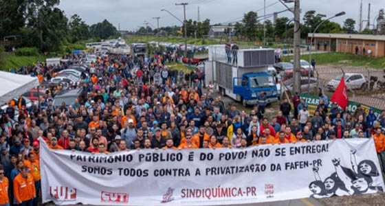 Todo apoio à greve dos Petroleiros