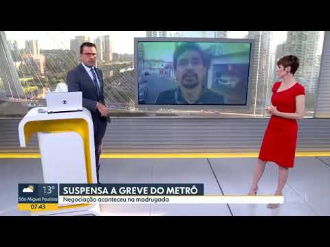Altino de Melo fala sobre a luta dos metroviários no Bom Dia São Paulo