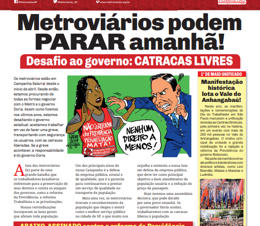 Informe Publicitário – Jornal Estação – 06/05/2019