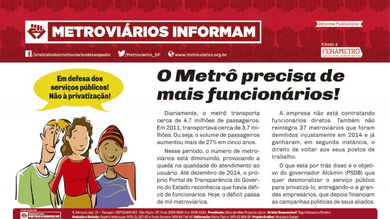 Informe Publicitário – Metrô News 02/06/2016