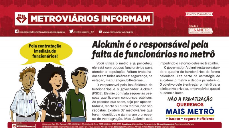 Informe Publicitário – Metrô News 15/06/2016