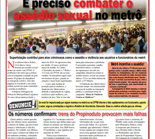 Informe Publicitário – Metrô News – 26/3/2014