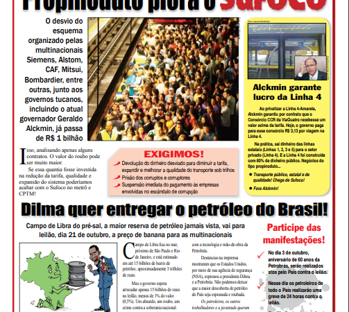 Informe Publicitário – Metrô News – º1/10/2013