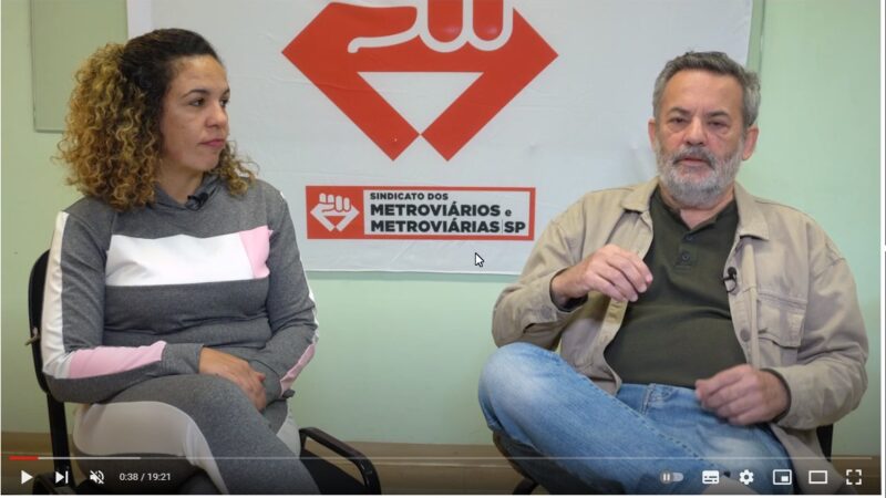 Camila concede entrevista à Agência Sindical