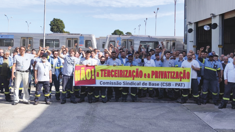 TERCEIRIZAÇÃO NA MANUTENÇÃO: Justiça NEGA efeito suspensivo ao Metrô