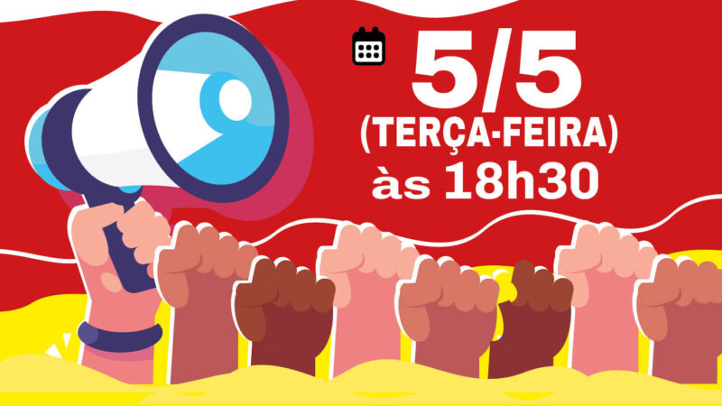 Atenção para ASSEMBLEIA em 5/5, terça-feira. PARTICIPE!