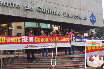 4 anos de governo Tarcísio! Um mandato inteiro sem concurso público no Metrô