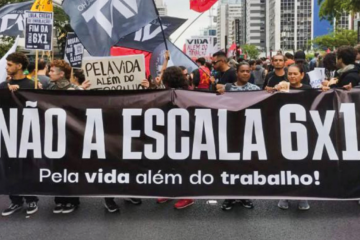 Seguir a luta pela redução da  jornada e fim da escala 6×1