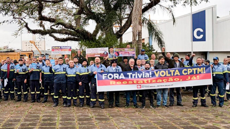 Dia de Luta: em apoio a GREVE dos trabalhadores da CPTM – Linhas
