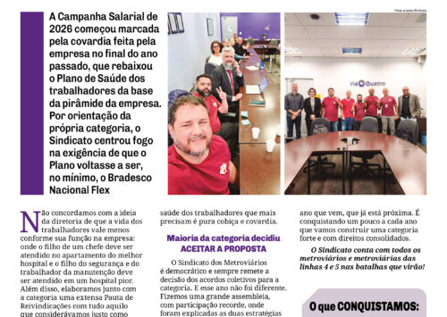 Plataforma Especial L 4, 5 e 17 – 08 e 09 de 2026